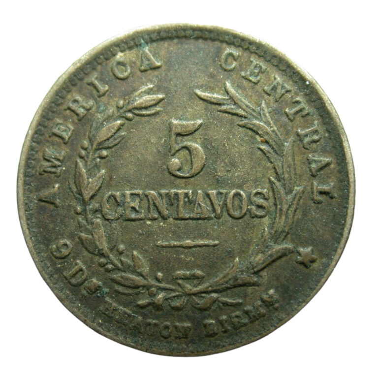 Read more about the article Costa Rica 1889 5 Centavos