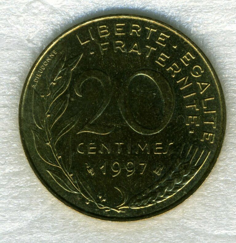 Read more about the article France 20 Centimes 1997 – Coin – .99c flat shipping