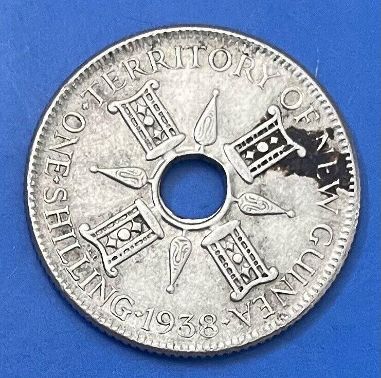 Read more about the article 1938 Papua New Guinea Shilling.. 92.5% Silver Coin