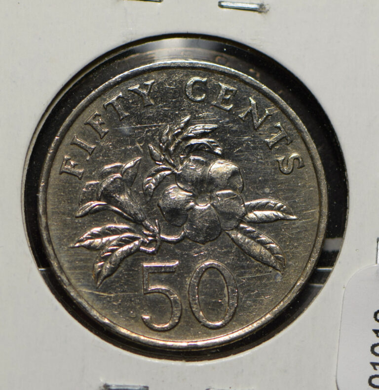 Read more about the article Singapore 1995 50 Cents Lion animal  901016 combine shipping