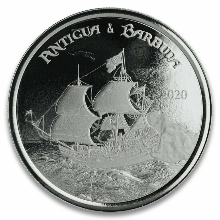 Read more about the article 2020 Eastern Caribbean 8 Series Antigua and Barbuda Rum Runner 1 oz Silver BU Coin