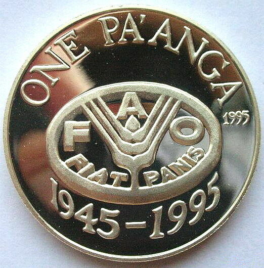Read more about the article Tonga 1995 World Food Day Pa’anga Silver Coin Proof