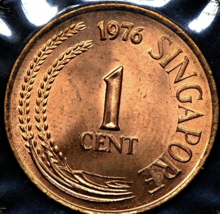 Read more about the article BU~UNCIRCULATED~ 1976 1 CENT SINGAPORE COIN .