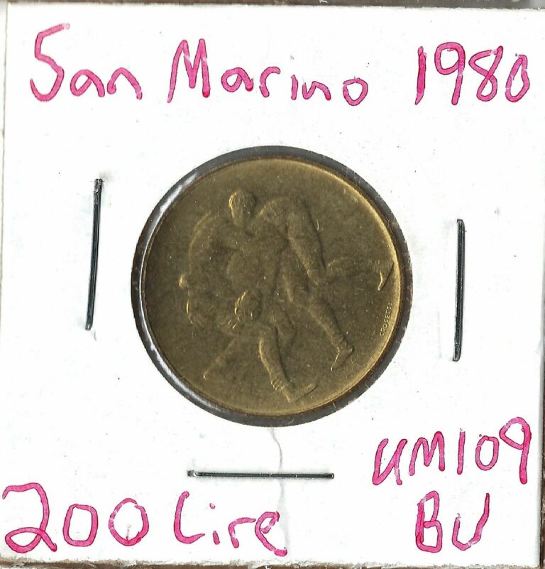 Read more about the article Coin San Marino 200 Lire 1980 KM109  combined shipping