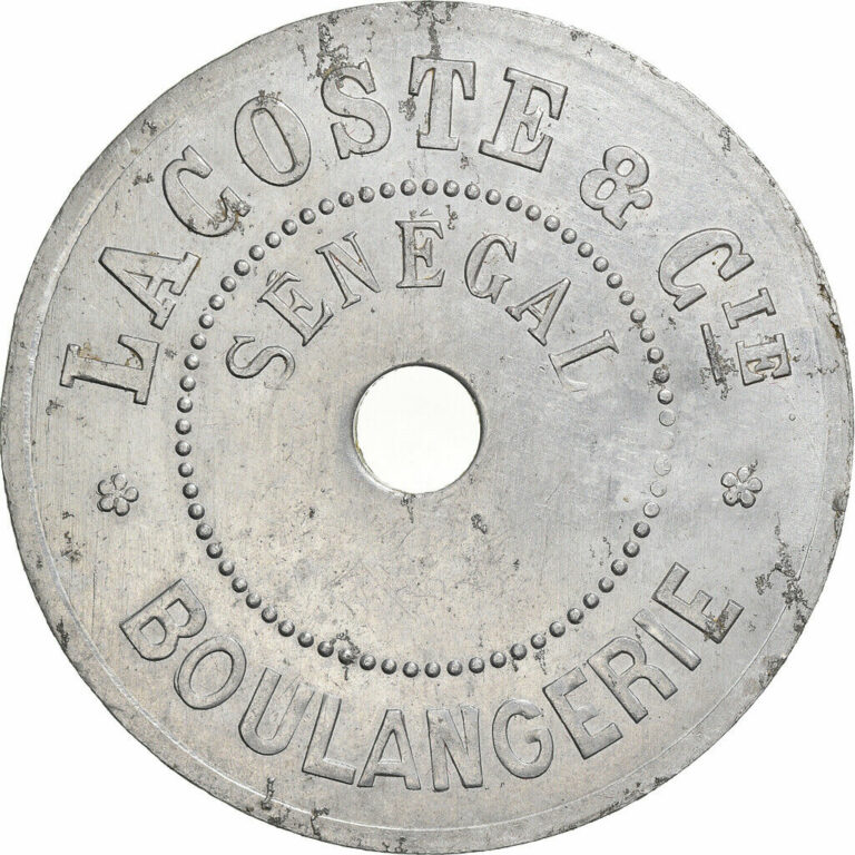 Read more about the article [#972685] Coin  Senegal  10 Centimes  Boulangerie Lacoste  AU(55-58)  Aluminum