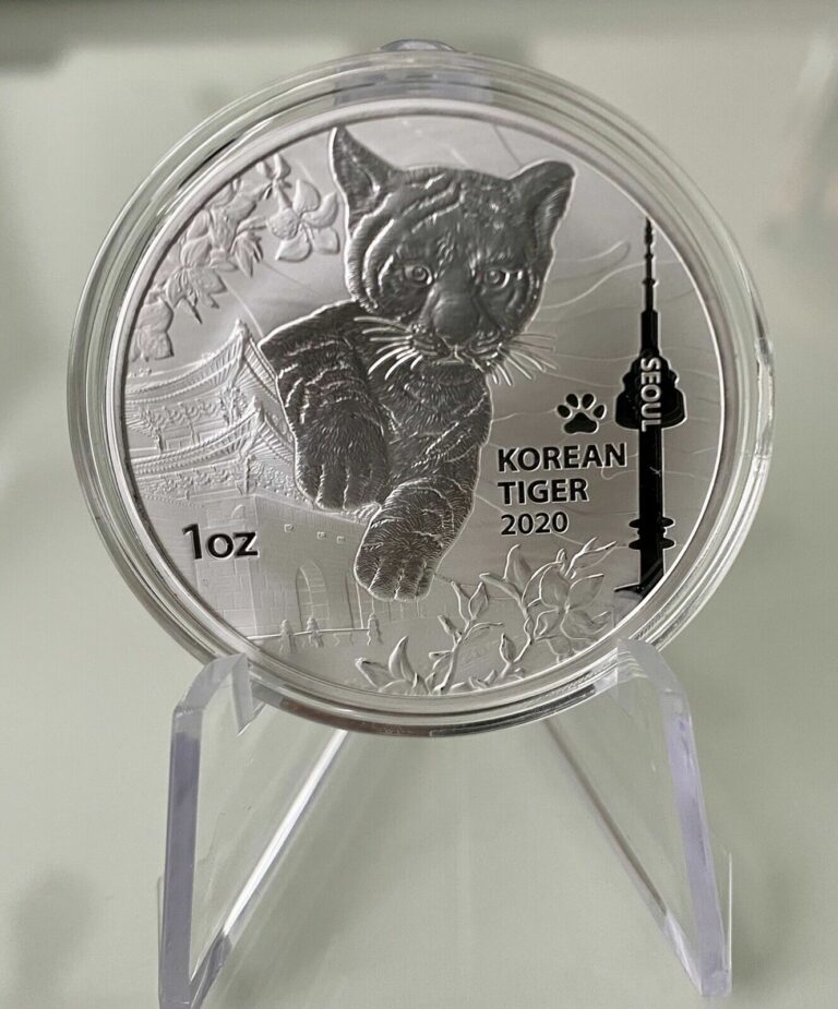 Read more about the article South Korea Tiger 1oz silver BU 2020