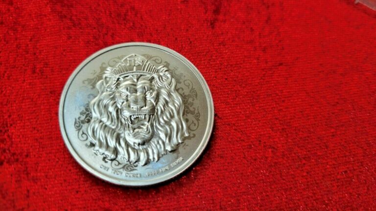 Read more about the article 2022  Roaring Lion From The New Zealand Mint .9999 Fine Silver NIUE $ 2 Coin