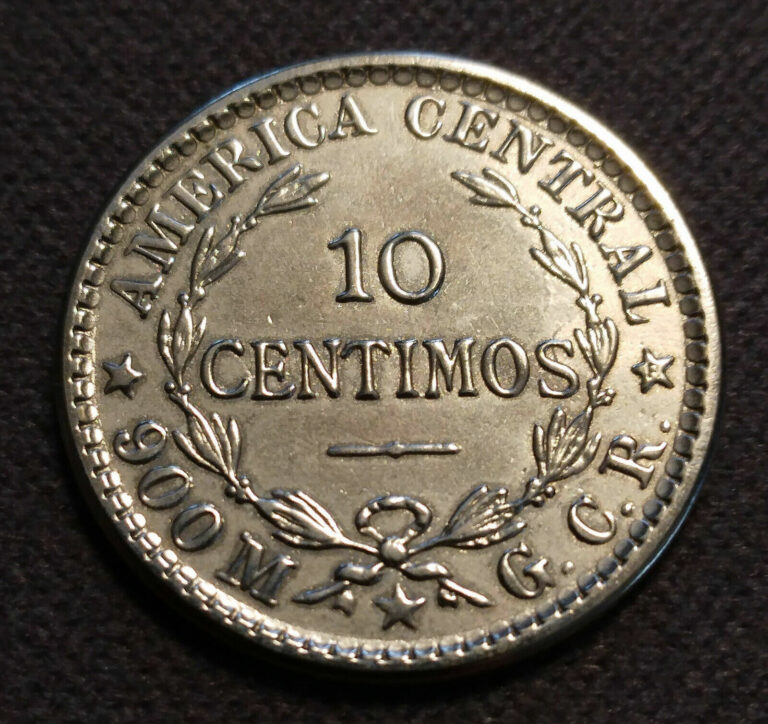 Read more about the article 1910 Costa Rica 10 Centimos 0.900 Silver
