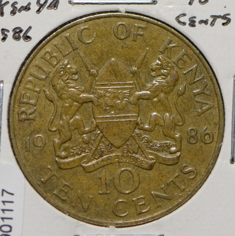 Read more about the article Kenya 1986 10 Cents  901117 combine shipping