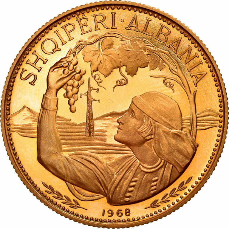 Read more about the article [#908383] Coin  Albania  100 Lekë  1968  Gold  KM:54.1