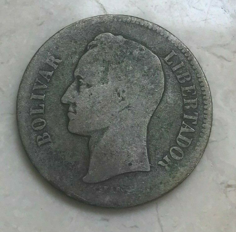 Read more about the article 1903 Venezuela 2 Bolivares – Silver