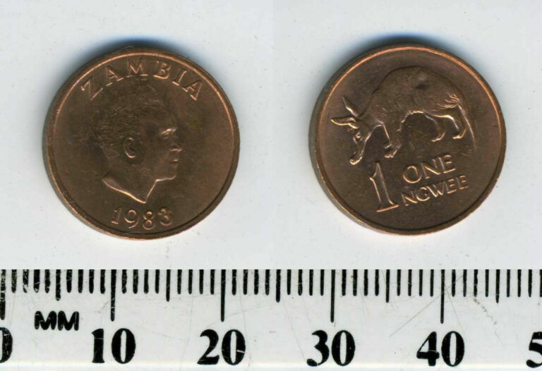 Read more about the article Zambia 1983 – 1 Ngwee Copper Clad Steel Coin – Aardvark