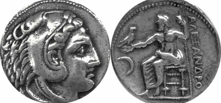 Read more about the article Alexander the Great  King of Macedonia  Famous Greek Coin  Greek Mythology (1-S)