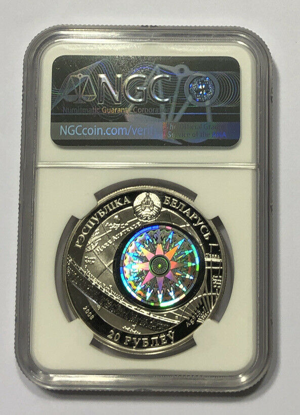 Read more about the article 2008 Belarus 1oz Sailing Ships The Sedov Hologram NGC PF70 Ultra Cameo 7K Label