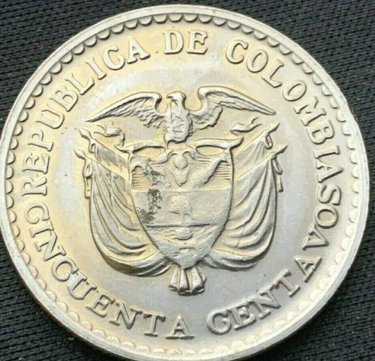 Read more about the article 1965 Colombia 20 Centavos Coin BU    Gaitan    High Grade   #K131