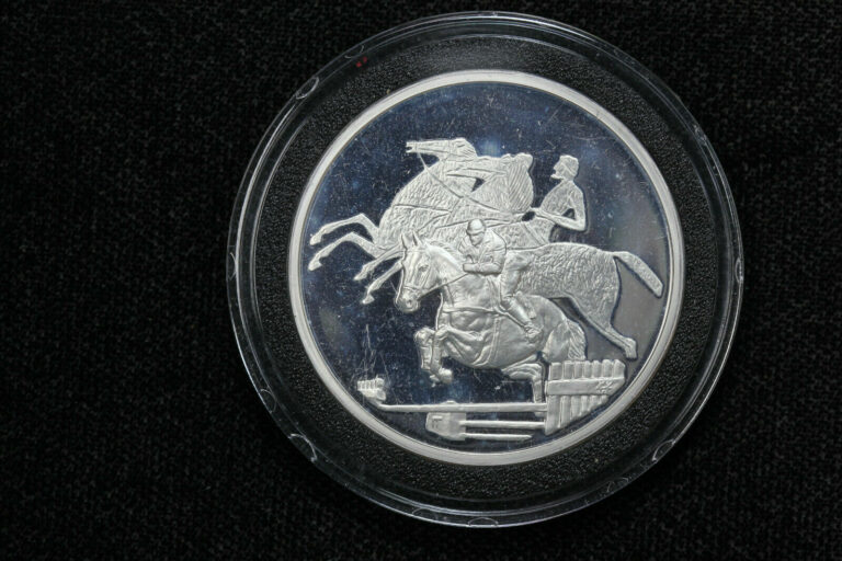 Read more about the article 2004 Athens Greece Olympics Equestrian Sports Silver Proof 10 Euro Coin