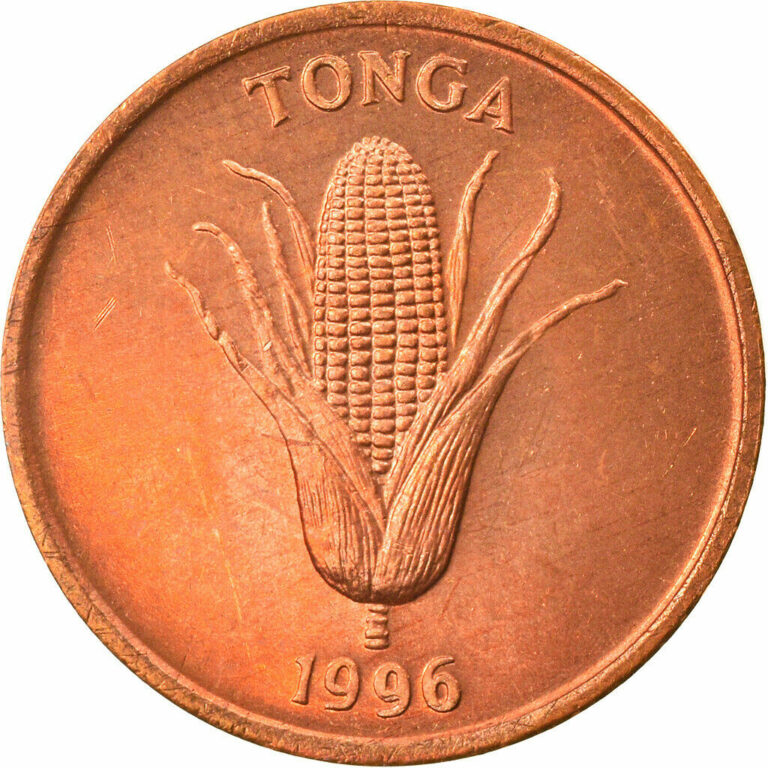 Read more about the article [#821446] Coin  Tonga  King Taufa’ahau Tupou IV  Seniti  1996  AU  Bronze  KM:66