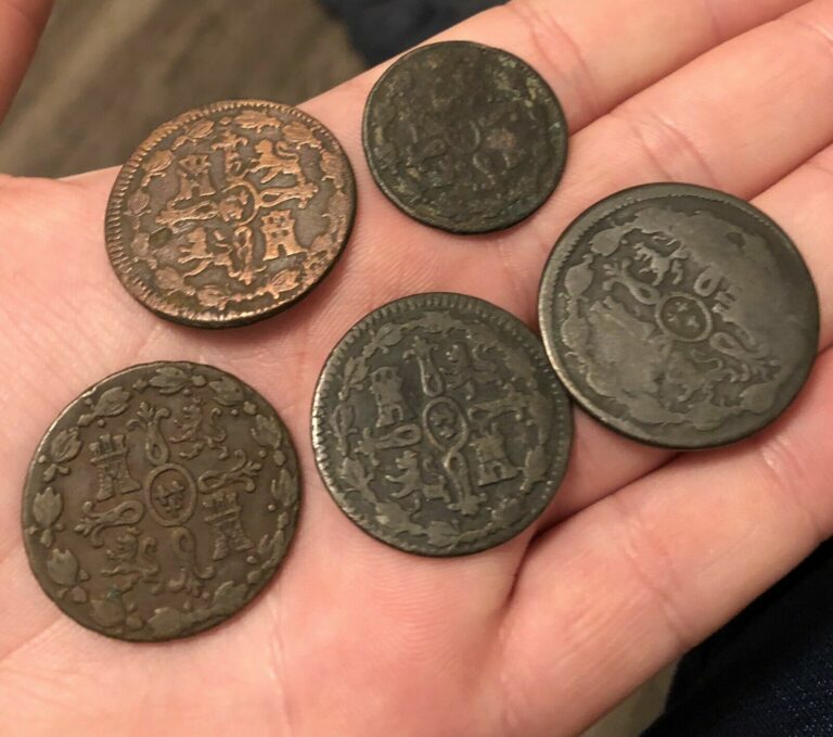 Read more about the article 1700-1800s Pirate Cob Coin Real Spanish Colonial Shipwreck Treasure Medieval Old