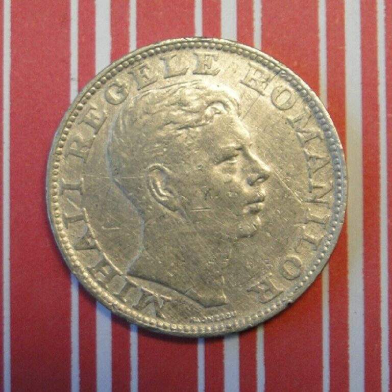 Read more about the article ROMANIA  ~1942 .835 SILVER 200 LEI MIHAI I COIN