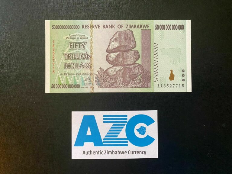 Read more about the article Authentic Zimbabwe 50 Trillion Dollar Banknote