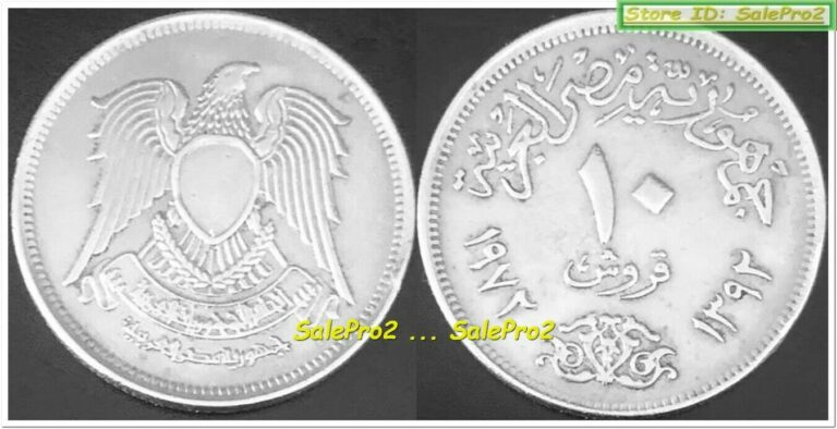 Read more about the article SUDAN 1972 REPUBLIC AFRICA LIBERTY EAGLE RARE KEY DATE 10 QIRSH VINTAGE COIN