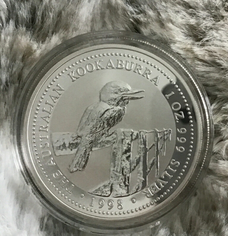 Read more about the article 1998 Australia 1 oz Silver Kookaburra