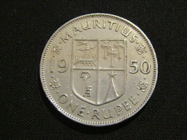 Read more about the article Mauritius 1950 1 Rupee Coin