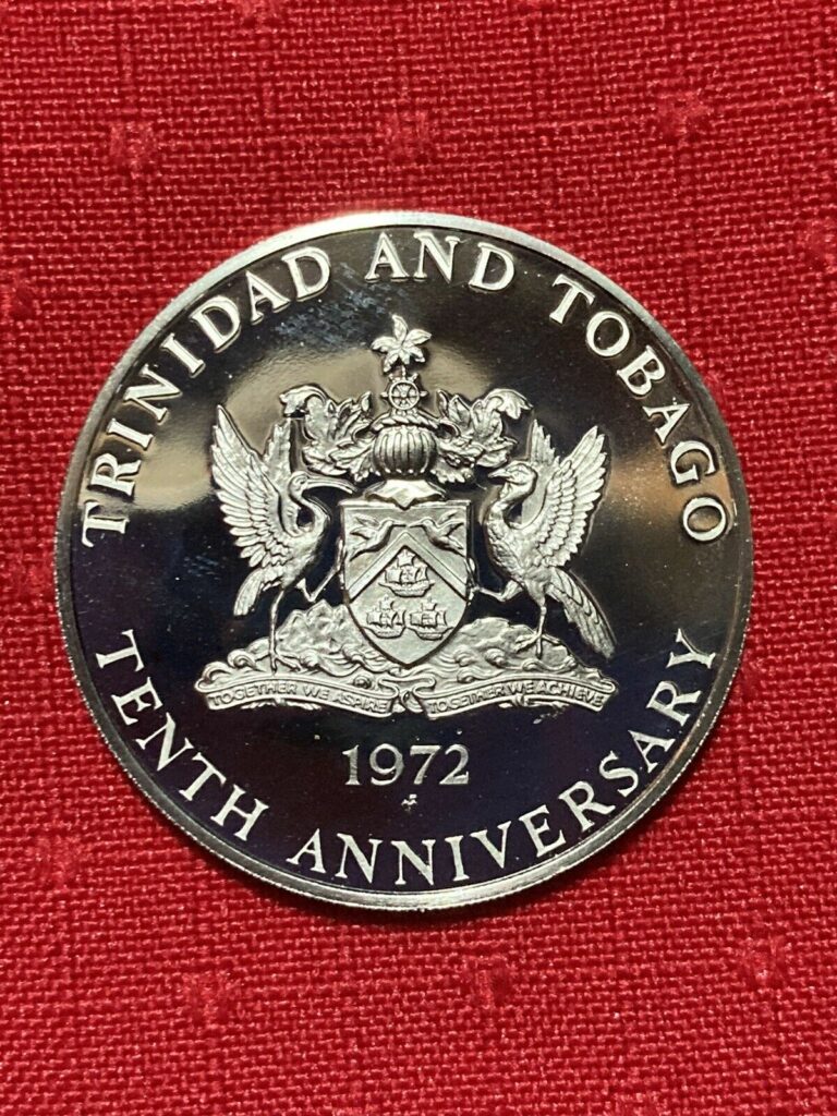 Read more about the article Trinidad and Tobago 1972 one Dollar world Coin  tenth Anniversary