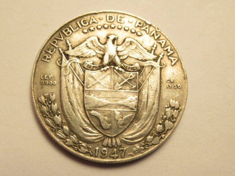 Read more about the article 1947 Panama Silver Medio Balboa   toning