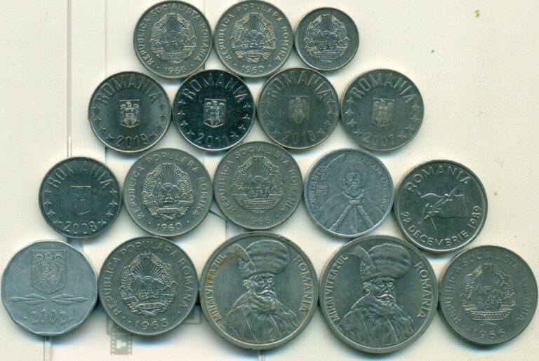 Read more about the article 17 DIFFERENT COINS from ROMANIA (9 DIFFERENT DENOMINATIONS/up to 5000 LEI)
