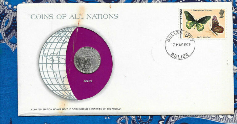 Read more about the article Coins of All Nations Belize 25 cents 1979 FM(U) UNC KM#49 808 Mintage*