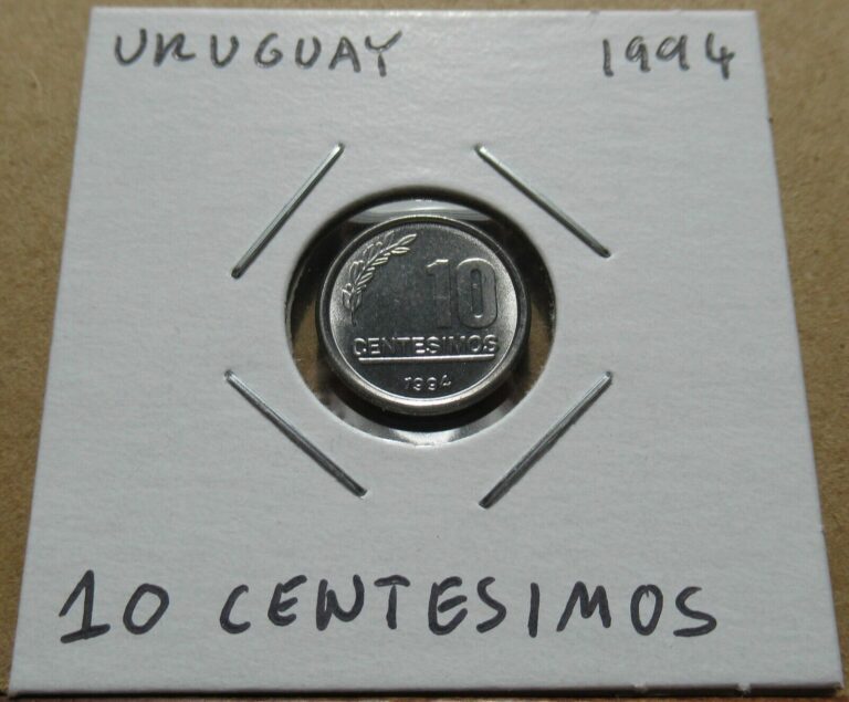 Read more about the article Uruguay 10 Centesimos 1994 Coin in 2×2 Flip A0313