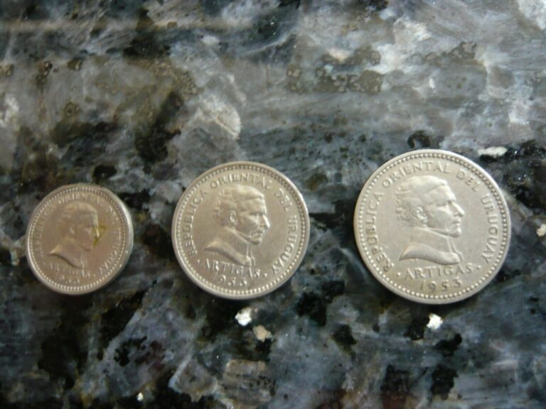 Read more about the article 1953 Uruguay Lot of 3 Coins-2 – 5 – 10 Centesimos