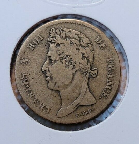 Read more about the article 1825 A French Colonies (Guiana and Senegal) 5 Centimes World Coin~ Charles X