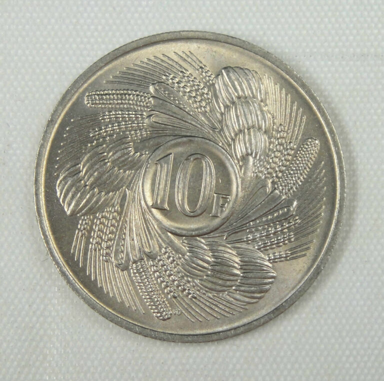 Read more about the article Burundi Coin 10 Francs 1968 UNC  First Anniversary of Republic  F.A.O.