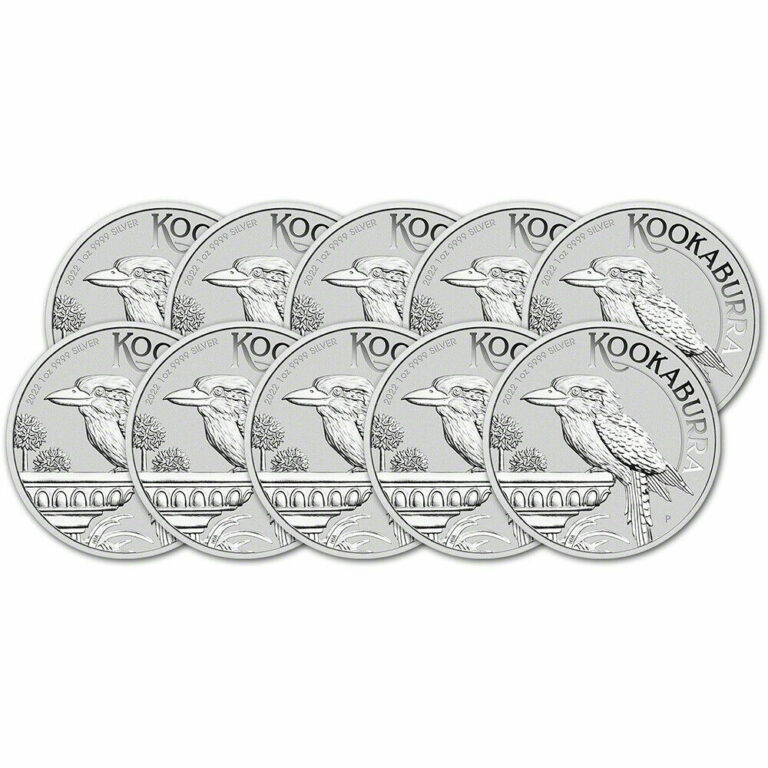 Read more about the article 2022 P Australia Silver Kookaburra 1 oz $1 – BU – Ten 10 Coins