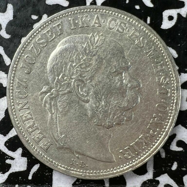 Read more about the article 1909 Hungary 5 Korona Lot#JM3613 Large Silver Coin! Nice Detail  Old Cleaning