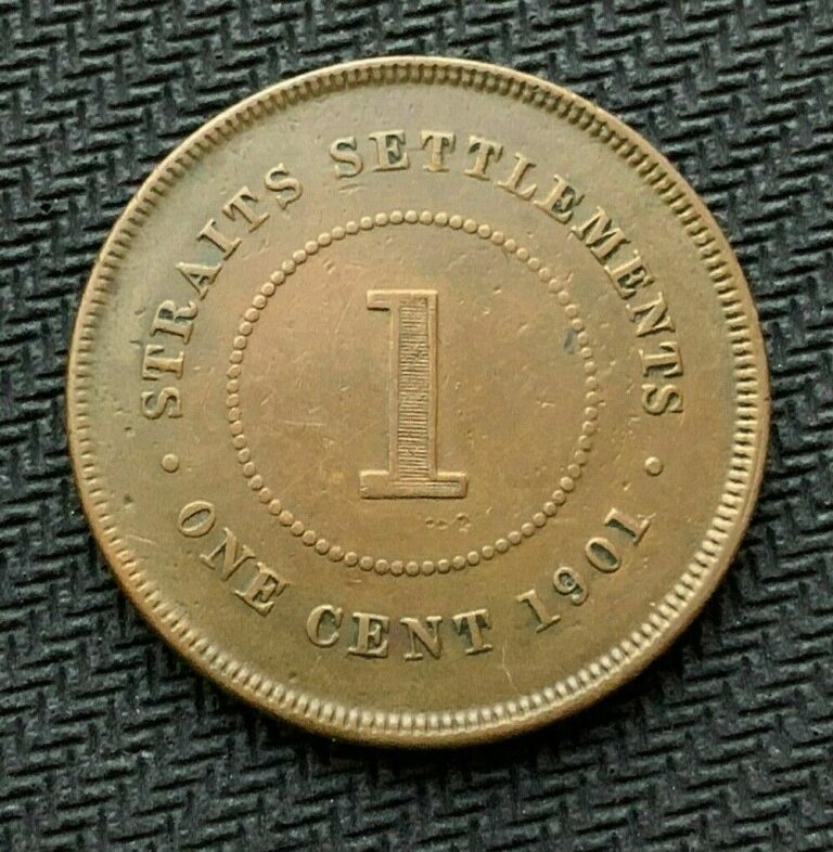 Read more about the article 1901 Straights Settlements 1 Cent Coin XF +    Higher Grade World Coin    #C782