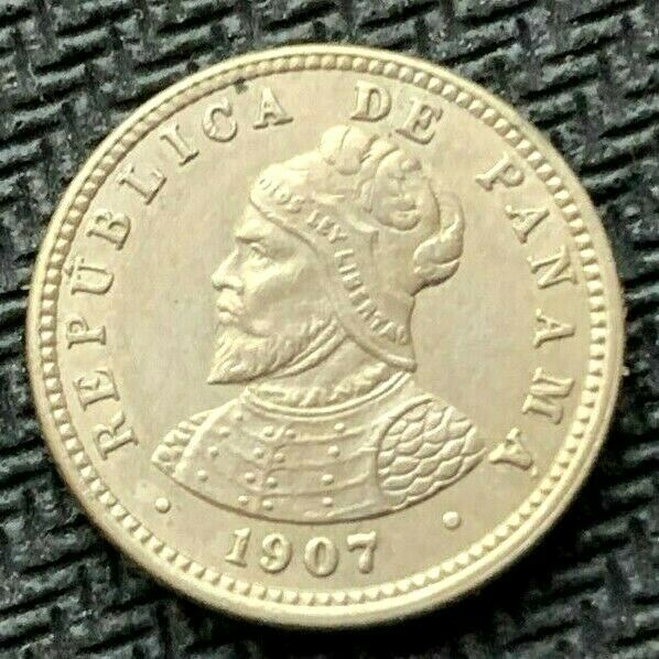 Read more about the article 1907 Panama 1/2 Centesimo Coin UNC  ( Mintage 1 Million )   High Grade   #C676