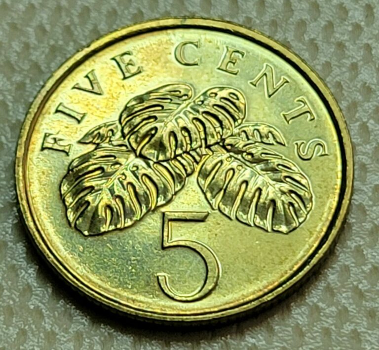Read more about the article Singapore 5 Cents 2011  Uncirculated  Flashy  Aluminum-Bronze  Free Ship-14