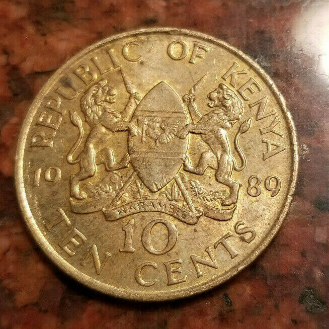 Read more about the article 1989 KENYA 10 CENTS COIN – #A829