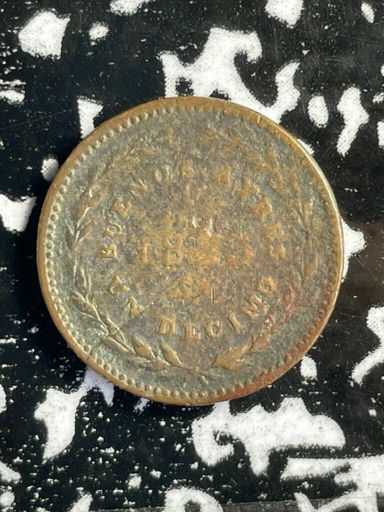 Read more about the article 1823 Argentina 1 Decimo Lot#X5794