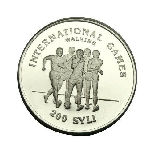 Read more about the article elf Guinea 200 Syli 1984 Games Race Walking  Proof