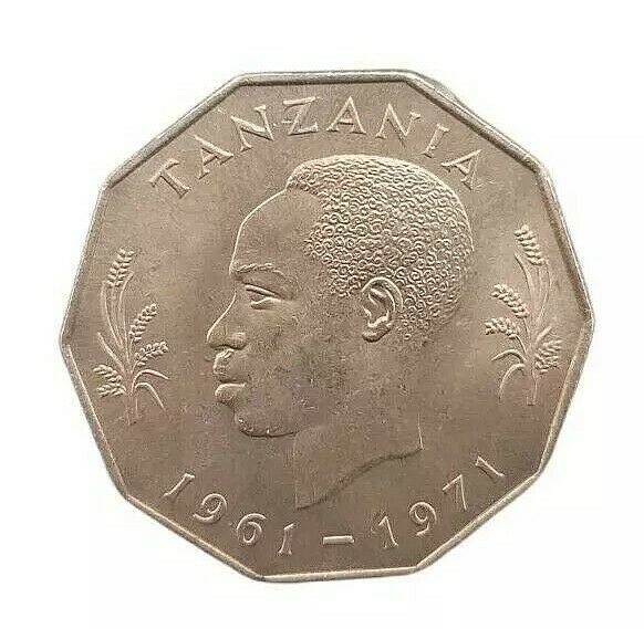 Read more about the article Tanzania 1971 5 Shilingi Copper-nickel KM-5 BUNC #99