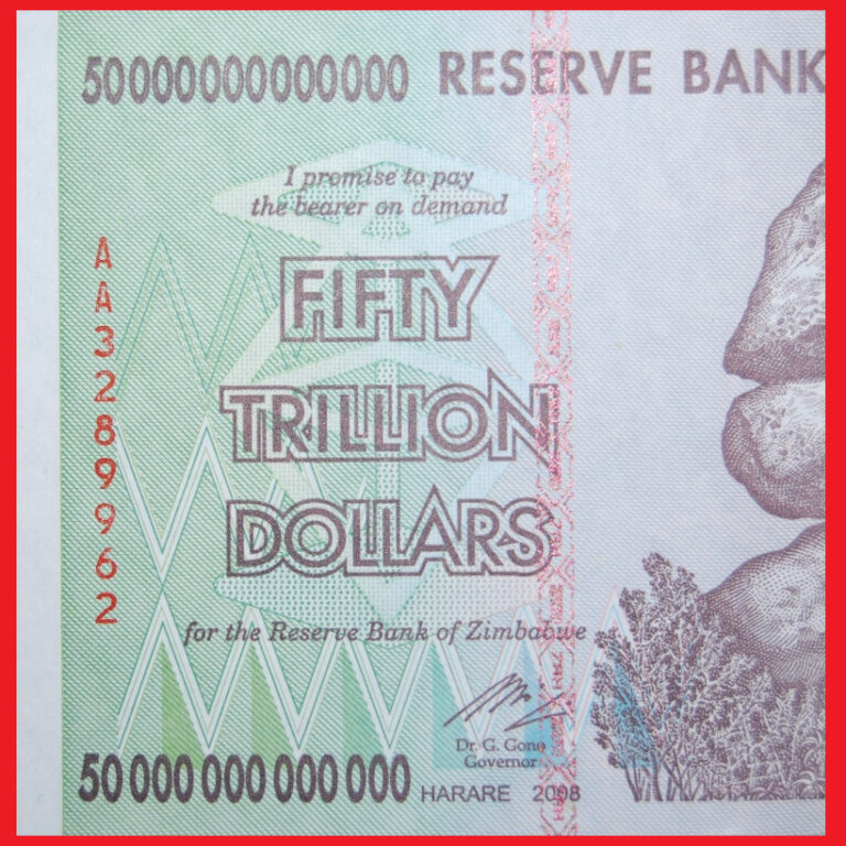 Read more about the article ZIMBABWE 50 TRILLION UNCIRCULATED 2008 AA SERIES | SEQUENTIAL | 100% AUTHENTIC!