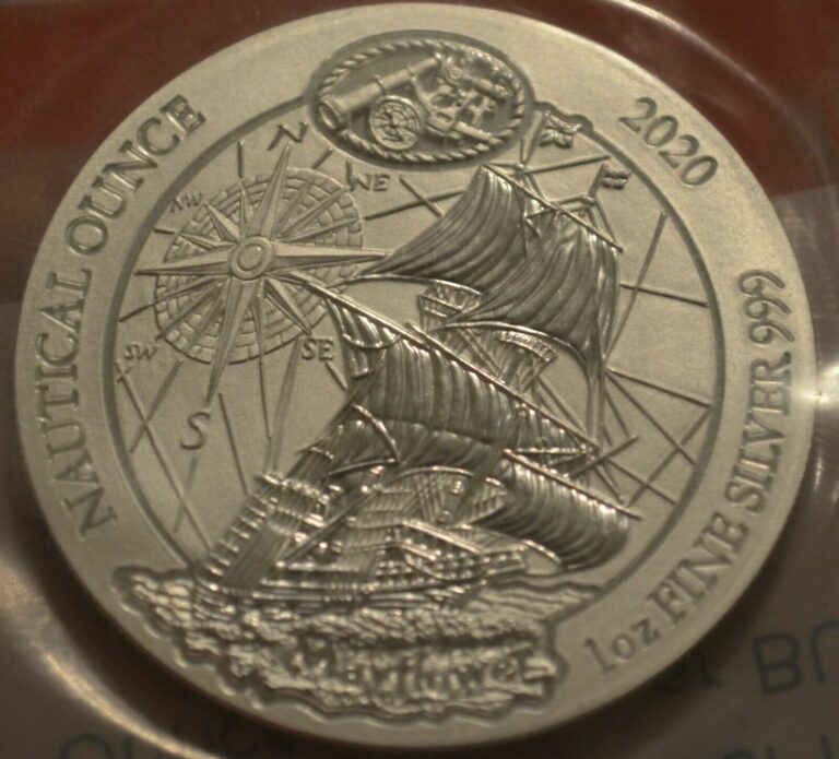 Read more about the article 2020 RWANDA 1 oz Silver MAYFLOWER Nautical Coin  BU in mint sealed package