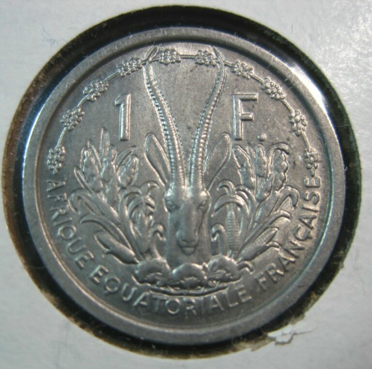 Read more about the article FRENCH EQUATORIAL AFRICA 1 Franc 1948 m7650# Money Coin