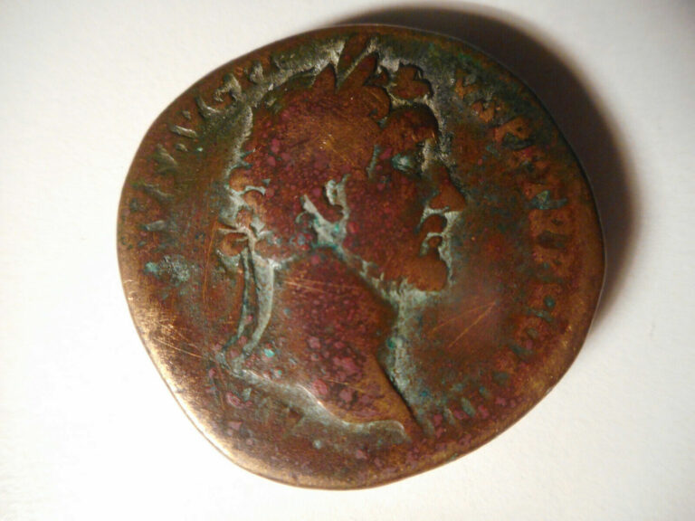 Read more about the article Coin Mint Roman Old Antoninus Aug Pius Pp Tr P Cos III Felicitas Aug