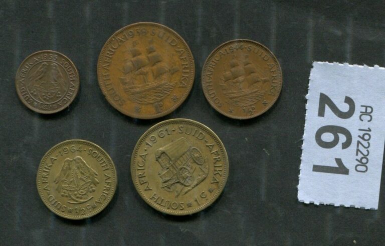 Read more about the article Set of 5  coins of   South Africa