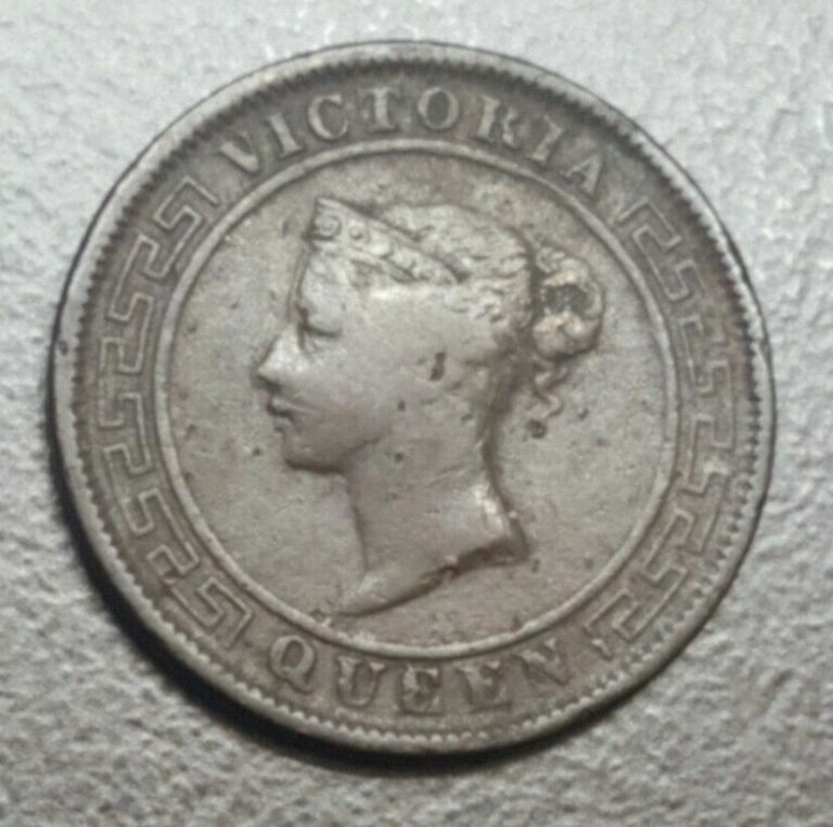 Read more about the article 1870 British Ceylon Sri Lanka Queen Victoria 1 One Cent Old 1800’s VF Coin Km 92